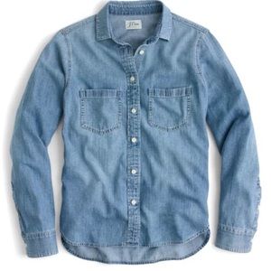 J Crew Denim Button Down